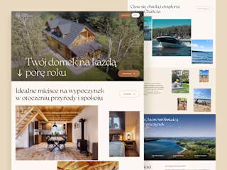 Cozy cabin rentals - Web Design - Made in Webflow