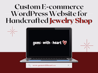 Custom E-commerce WordPress Website for Handcrafted Jewelry Shop