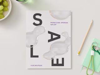 Lilac Boutique Spring Sale Flyer