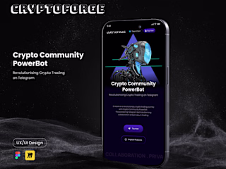 CryptoForge- Telegram trading bot :: Behance
