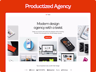 Twist - productized agency website