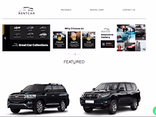 Business Website (Rent a Car)