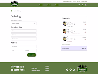 E-commerce for Wood factory 