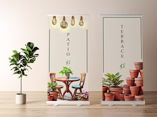 Directional Banners for a Trendy Garden Center - The Greenery
