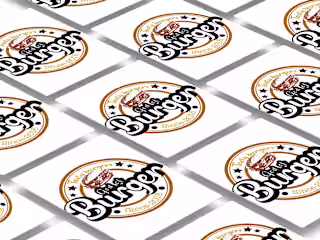 Indulge in Introducing the God of Burger logo :: Behance