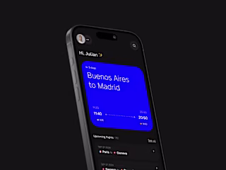 Mobile App & UX UI Design — FlyBook Flight Assistant 