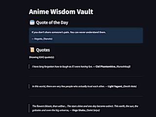 Anime Wisdom Vault