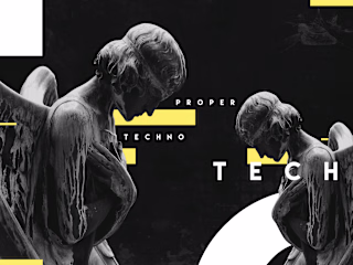 PROPER TECHNO | Social media content, Artwork design