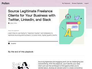 Pollen | Sourcing Legitimate Clients with Twitter and LinkedIn