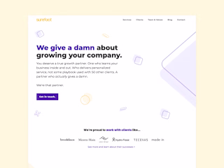 surefoot Website Redesign