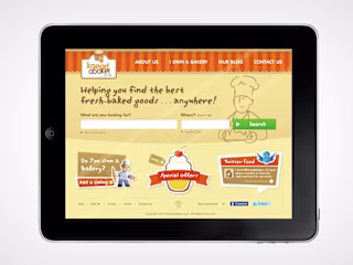 UI Design for Bakery
