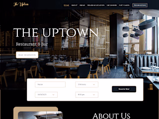 UI design and development for Restaurant
