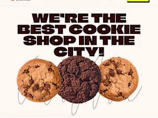 Cookie Shop Website | Framer