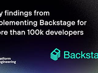 Key findings from implementing Backstage for more than 100k dev…