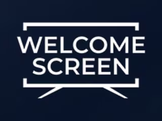 Welcome Screen - TV App