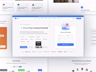 Upskill—Education Landing Page