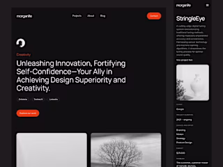Morganite - Framer Portfolio Template