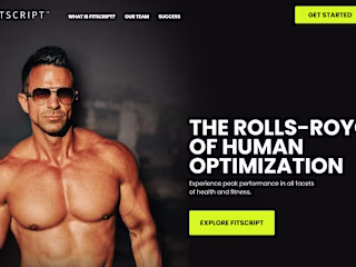 Website and sales funnel for Fitscript, Michael Morelli