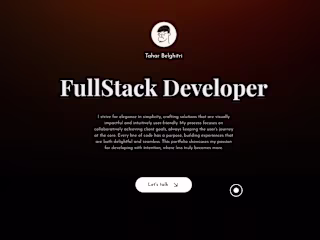 Full-Stack Web Developer Portfolio