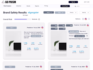Feature Build & UI Enhancement - Brand Safety Report