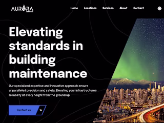 Website redesign for construction company