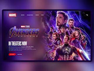 Avengers Endgame UI