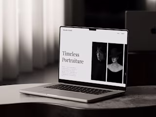Exclusive Bold: Squarespace Portfolio Website