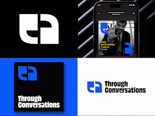 Logo and visual identity for a podcast