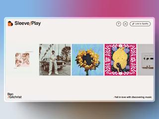 SleevePlay | Web App