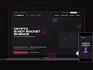 BIGBANG crypto exchange - Branding & UX/UI design