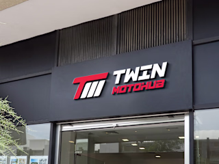 Logo Design For Twin Motohub