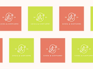 Luiza and Giovanni wedding monogram