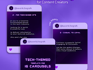 Time-Saving IG Carousel Design :: "Giga-Grape" :: GRFKX (2023)