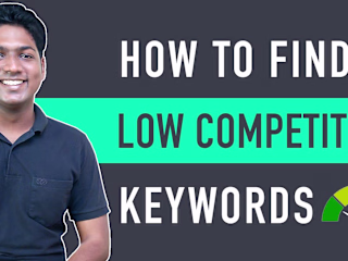 How to Find Low Competition Keywords with High Traffic - YouTube