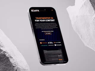 Seeker Landing Page Design