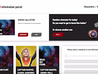 React App - Marvel Information Portal 