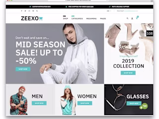 website design for an eccom brand