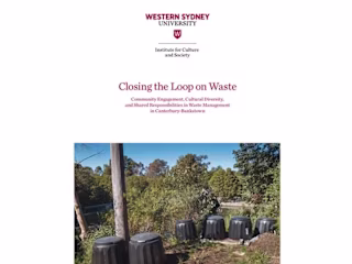 Closing the Loop on Waste: Community Engagement, Cultural Divers