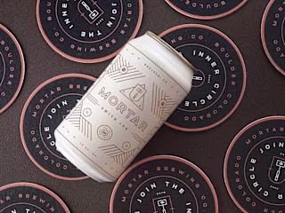 Mortar Brewery - Brand Identity - Packaging