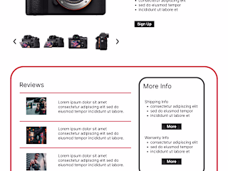 Perfect Lens Ecommerce Product Page on Behance