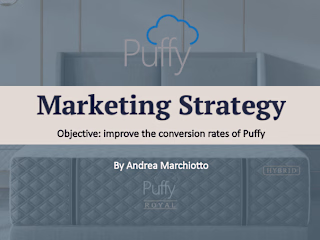 Puffy.com - Marketing Strategy for conversion rate improvements