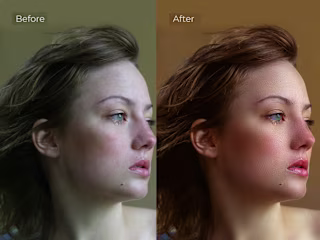 Photo retouching