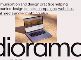 Diorama  - Web agency website