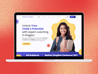 Achiever's Academy Website UI/UX