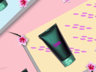 Mock Up Branding For Lotion Brand