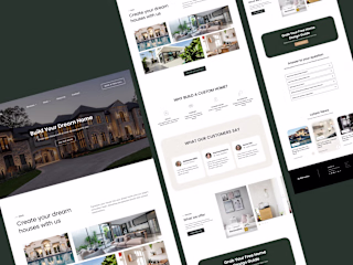 A luxury home builder website that bring in new clients(Example)