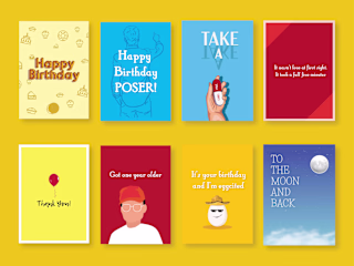 Quirky greeting cards