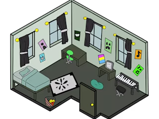 Isometric Room Design