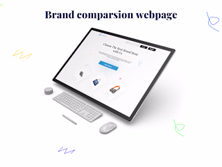 Brand comparsion webpage (Helps To Choose Best ) :: Behance