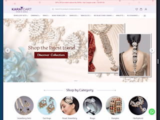E-commerce website for jewellery brand